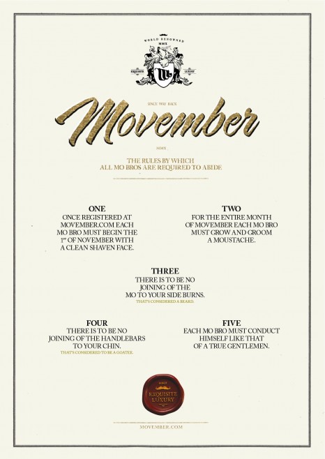 Movember Rules