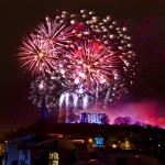 Edinburgh's Hogmanay 2013 - Torchlight Procession - Son Et Lumerie reduced credit Grant Ritchie